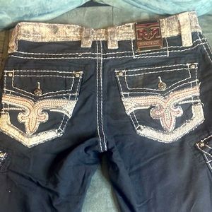 Rock black and gray shorts